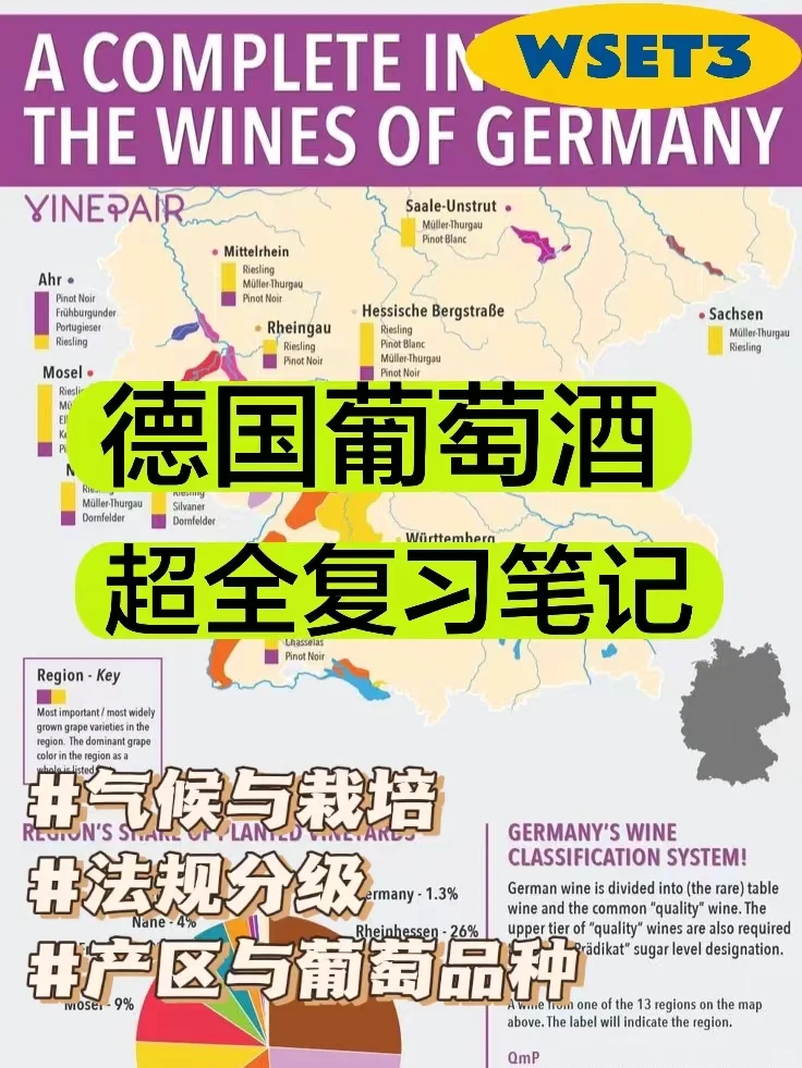⚽?建议收藏 ❗德国葡萄酒WSET3考点大汇总！