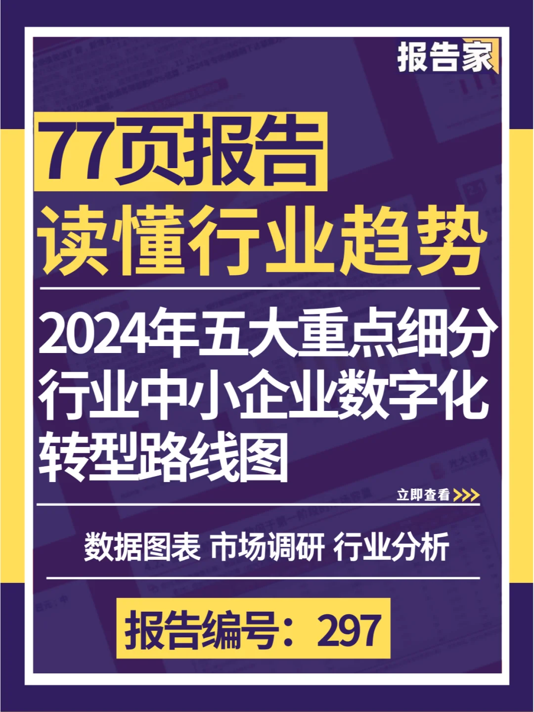 ?2024年五大重点细分行业中小企业数字化