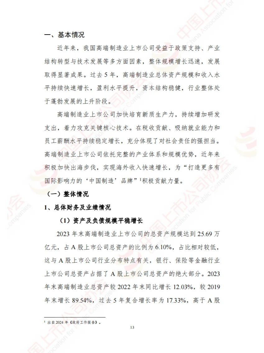 2024中国上市公司高端制造业发展报告-195页
