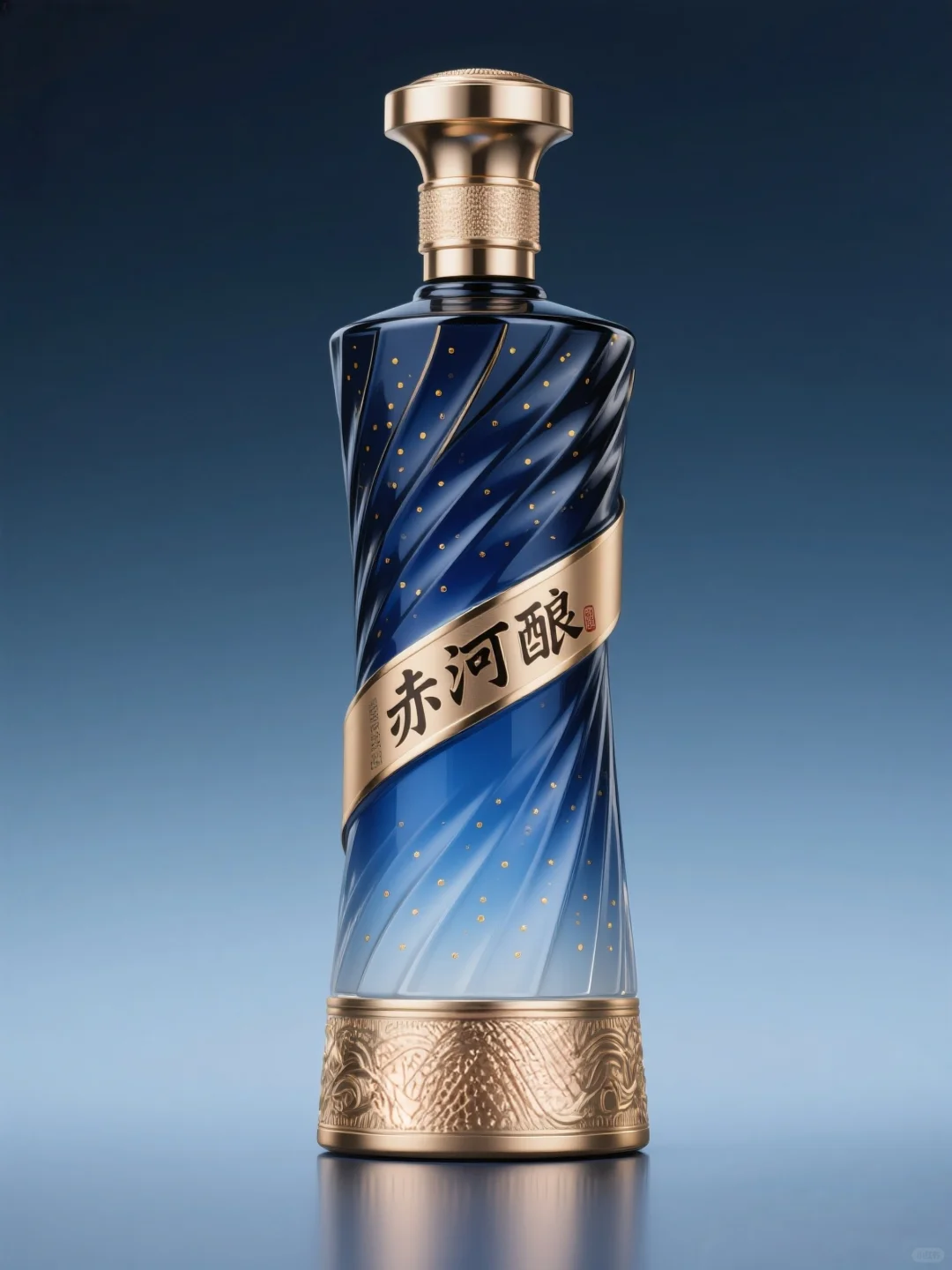 赤河酿·金樽·东方美学创意白酒瓶设计