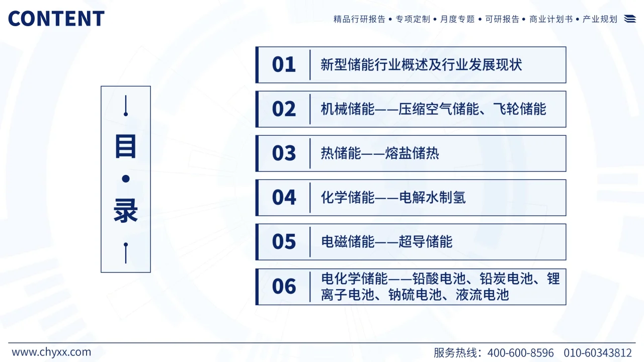 2024储能行业市场全景分析及发展趋势报告