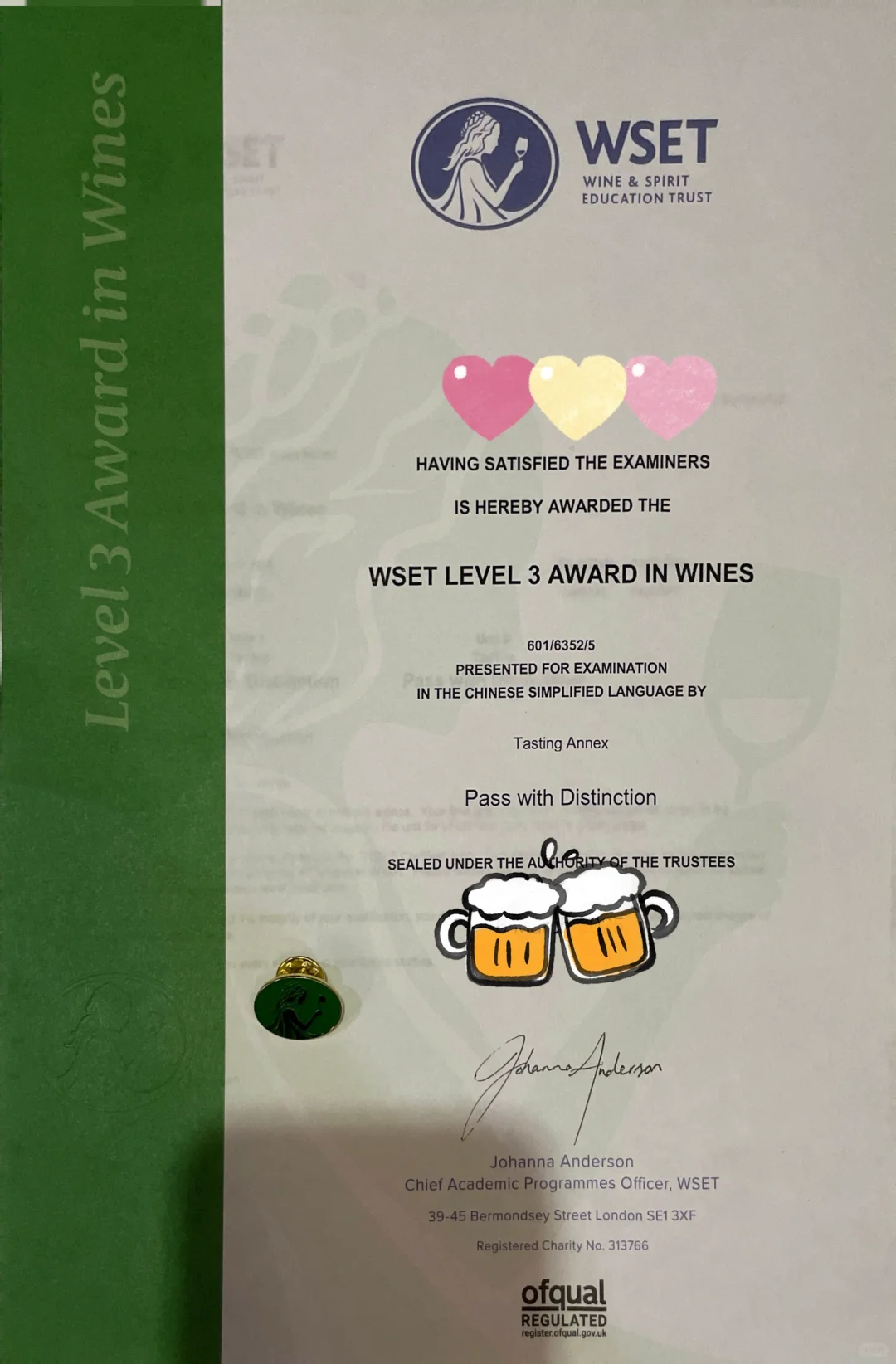一个月WSET三级双Distinction✅｜备考干货