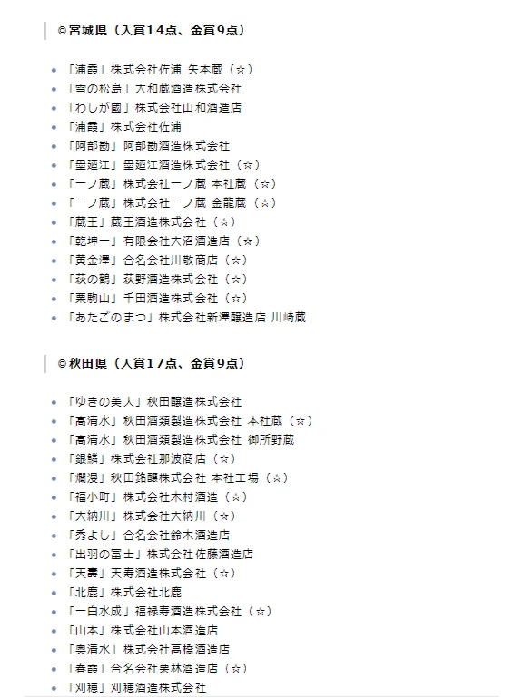 sake第1时间|2025年全国新酒鉴评会结果出炉