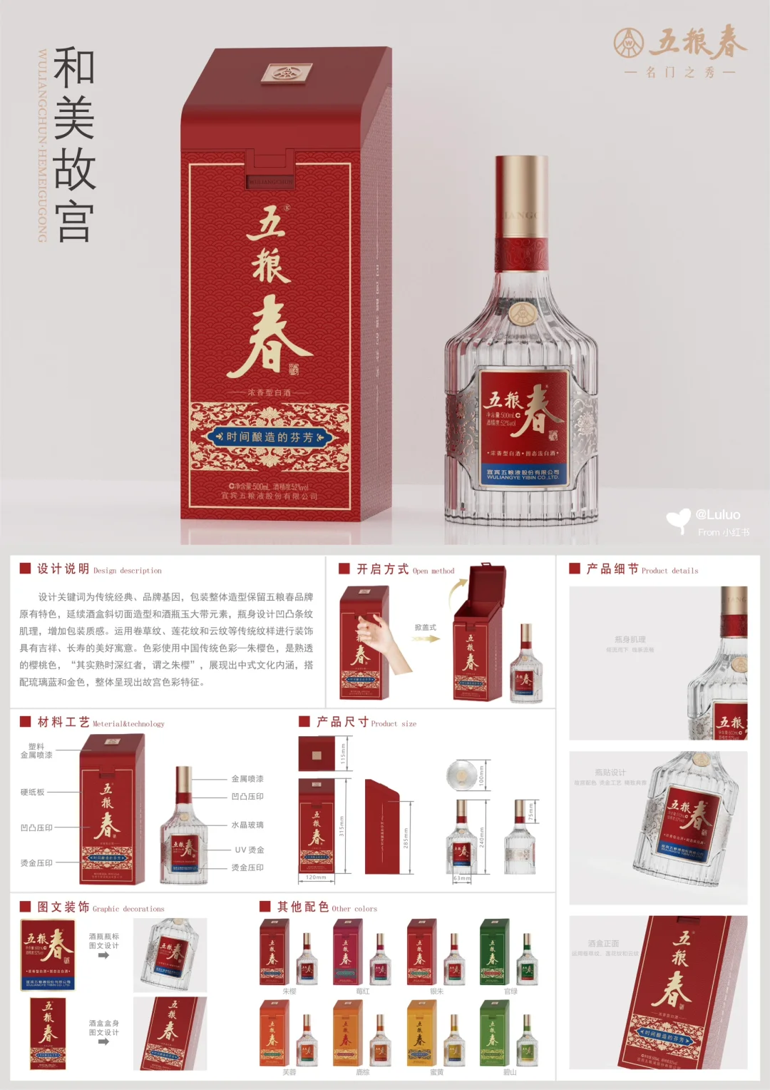 白酒包装设计｜和美故宫