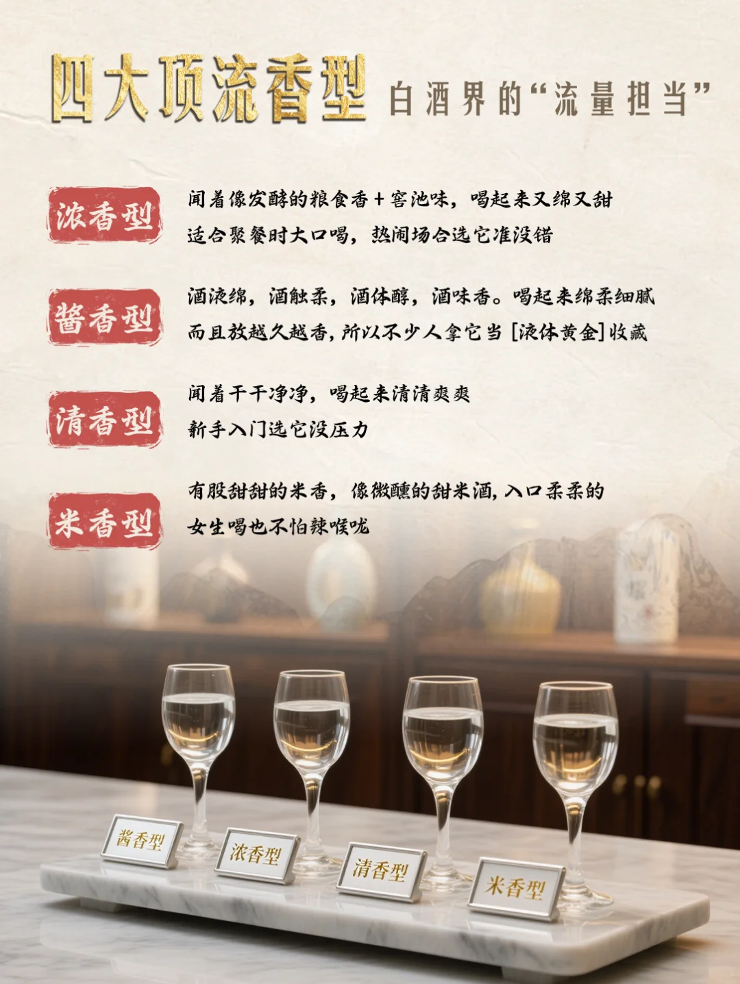 白酒香型全攻略！12大香型三分钟带你全搞懂