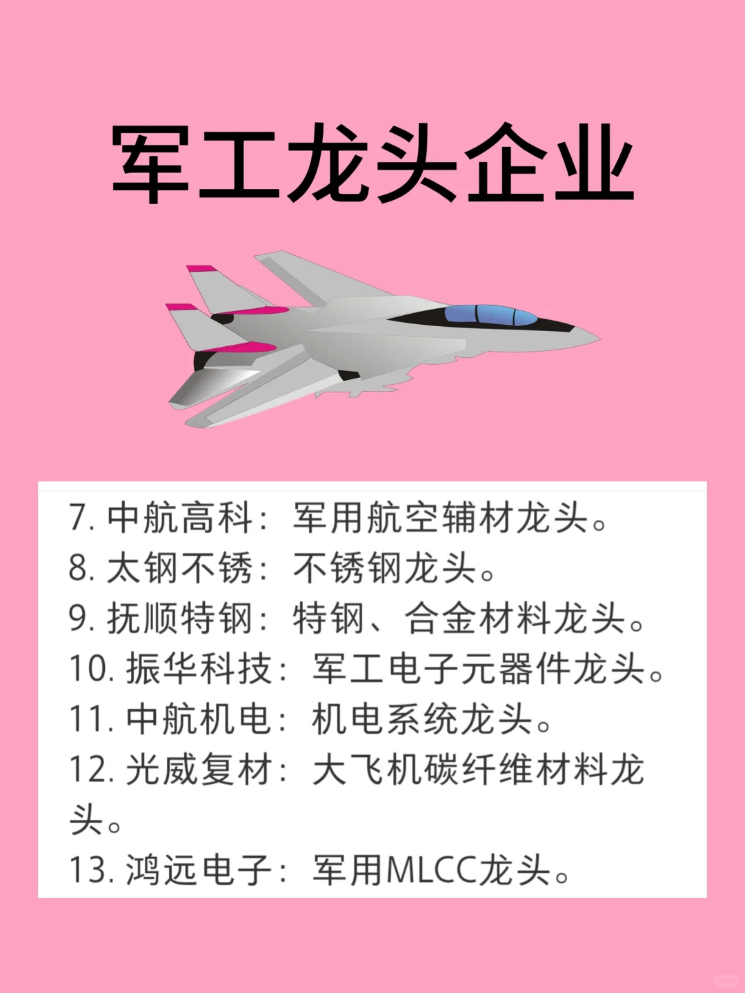 军工龙头企业