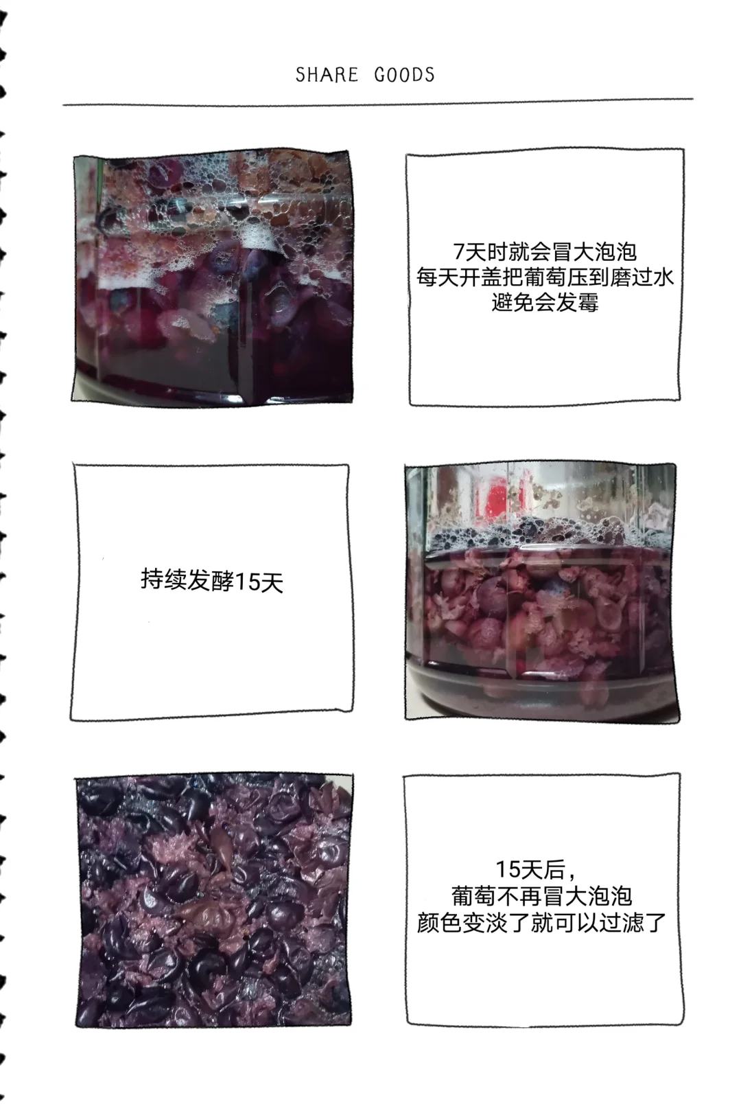 在家“自酿葡萄酒”好有成就感