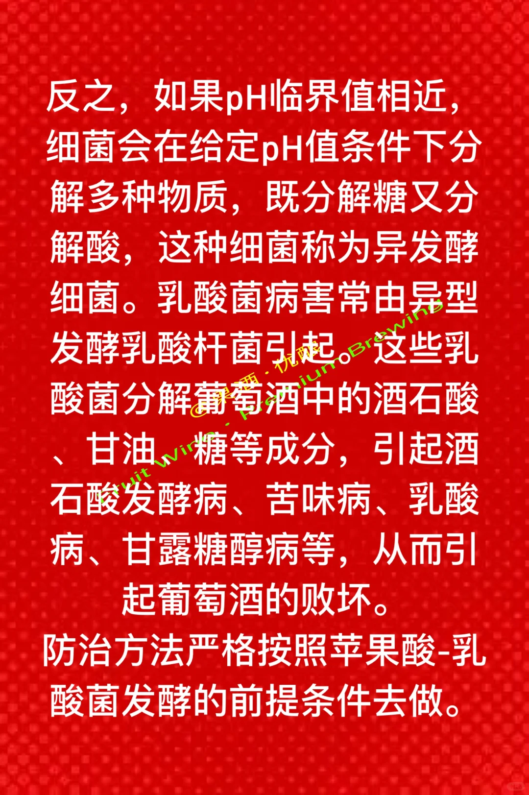 葡萄酒微生物病害及防治