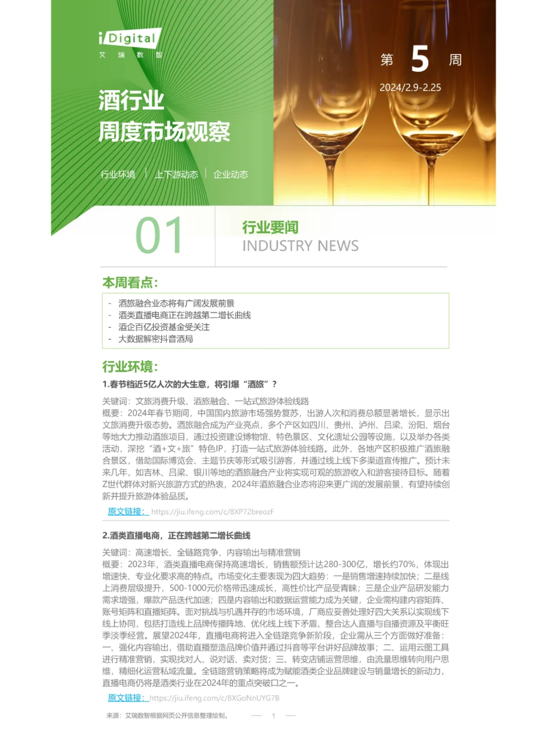 酒行业周度市场观察