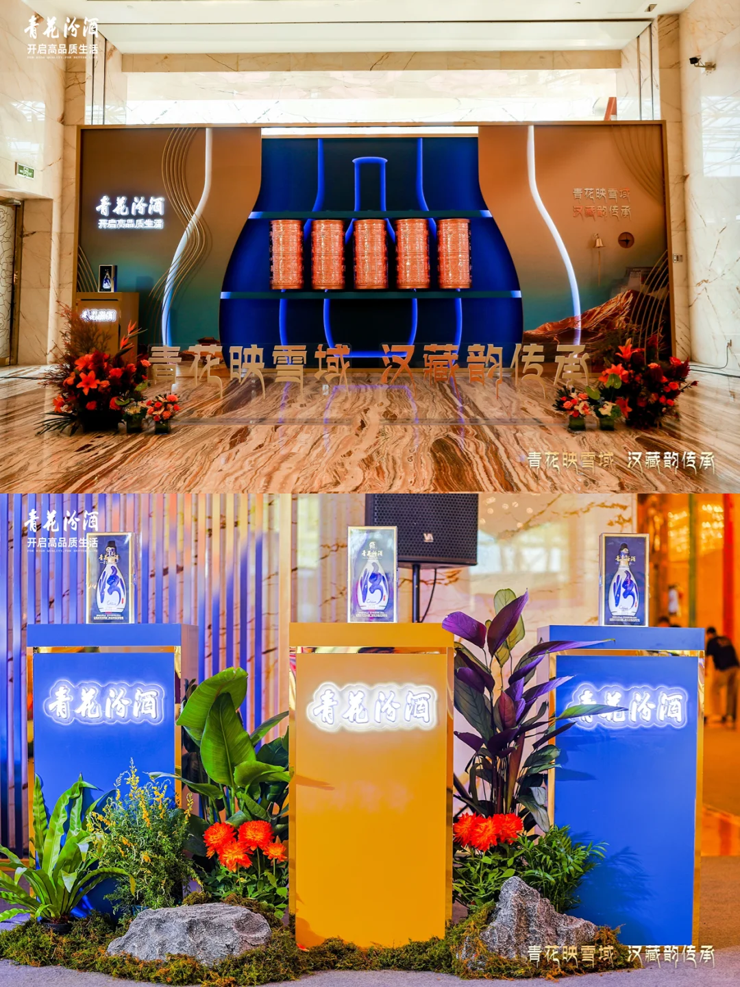 酒品发布会也有新花样！这波配色太高级了