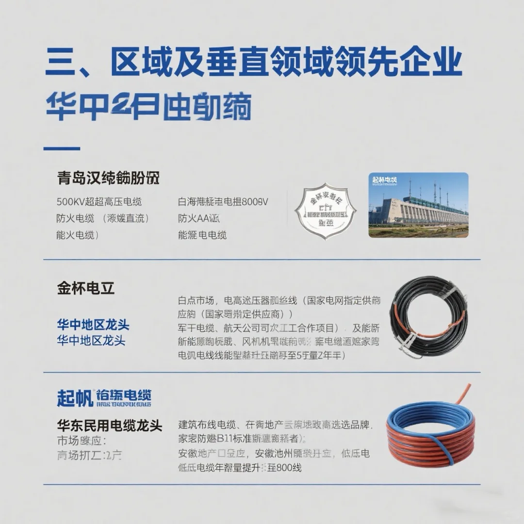 2025年电缆行业龙头企业有哪些