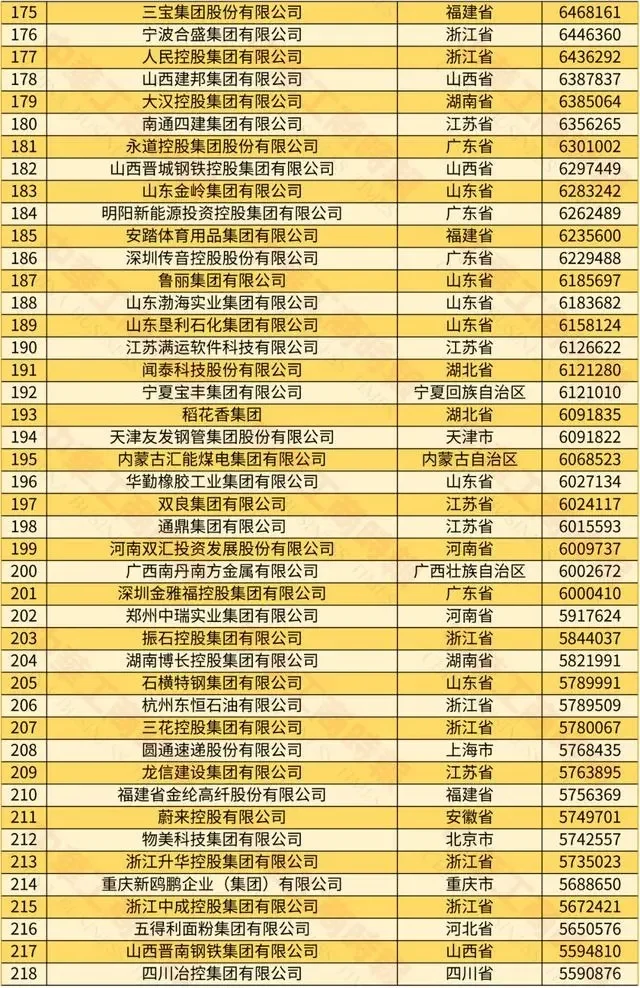2024中国民营企业500强榜单|最新！最强！