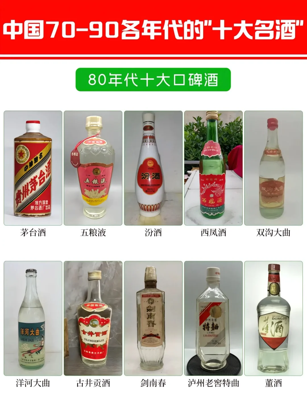 这些酒 70-90年代的“液体时光机”?