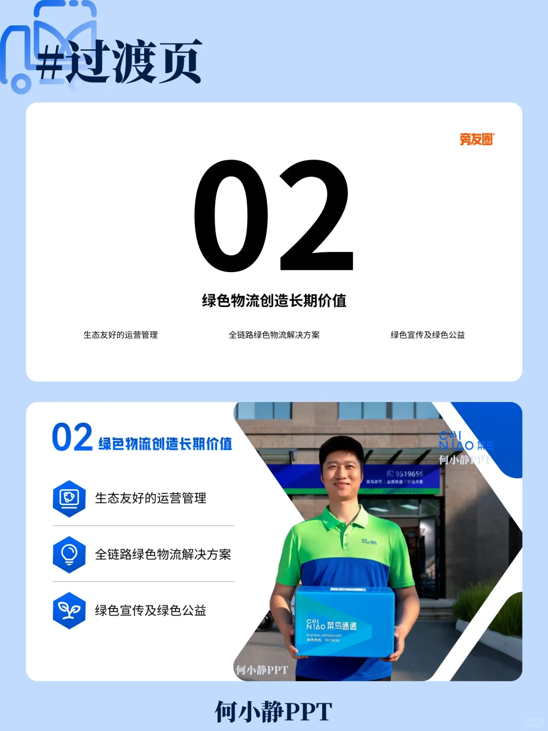 PPT每周专题作业 | 物流行业企业介绍PPT
