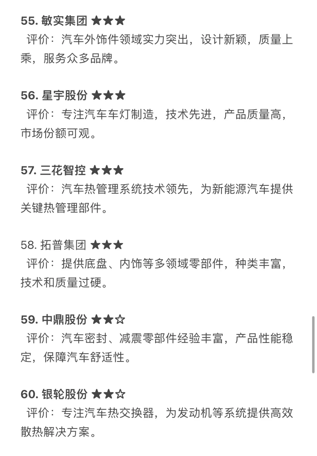 汽车行业Tier1类推荐就业企业汇总，求职干货