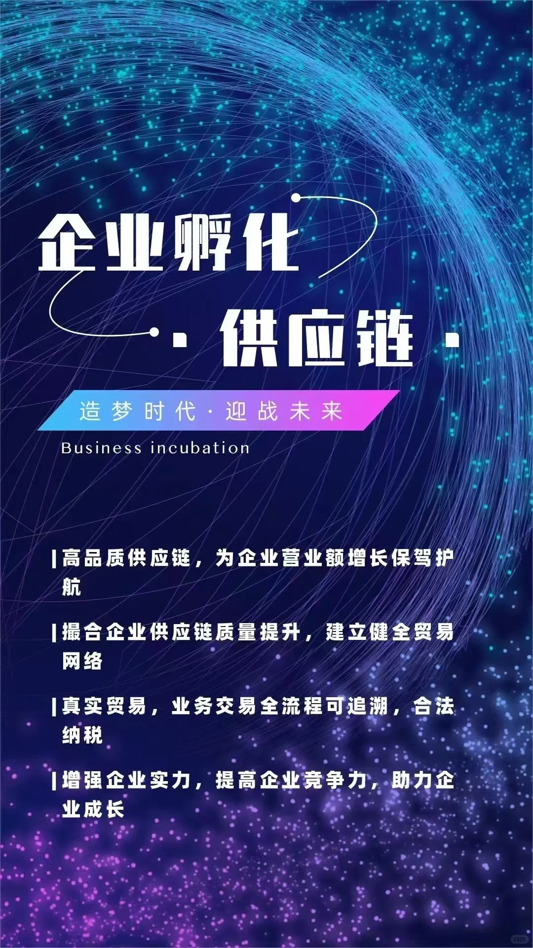 企业孵化 6-12个月500-3000w?规划信用