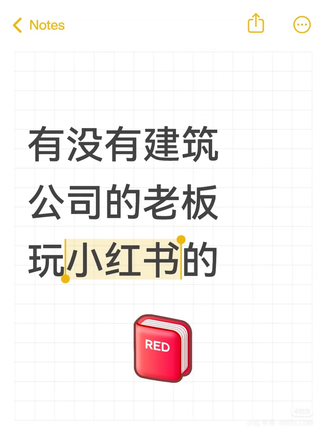 有建筑公司老板玩小红书吗