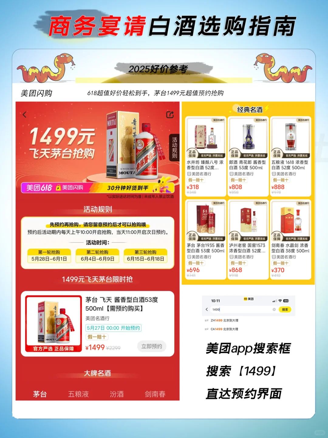 一图了解商务宴请高端名酒好价指南