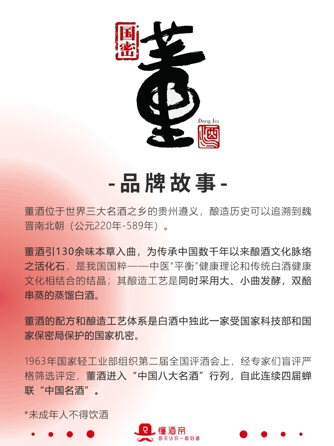 每天认识一款酒〡董酒特密?更健康的白酒