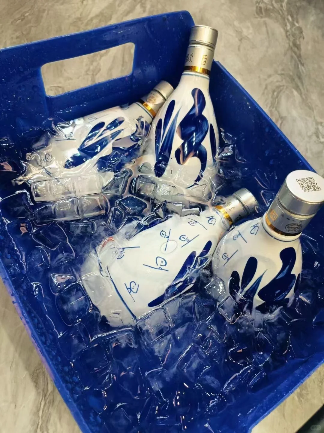 青花20冰着喝竟然会这样！！！