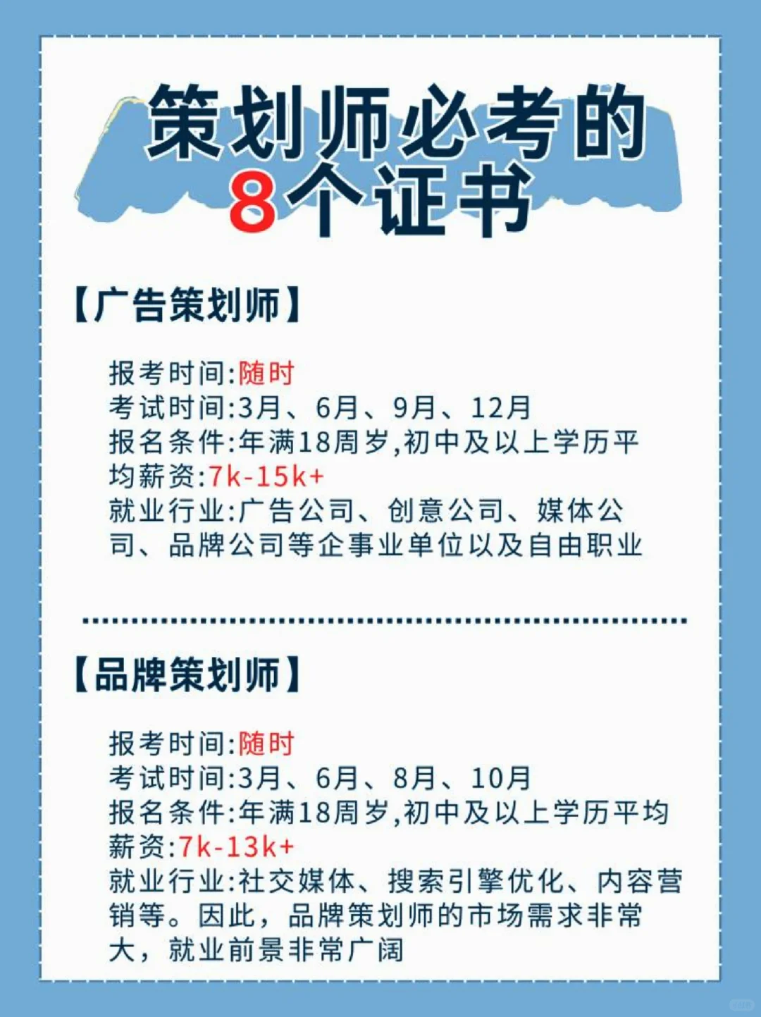 8个策划师证书！进来看看你有没有1⃣️会展