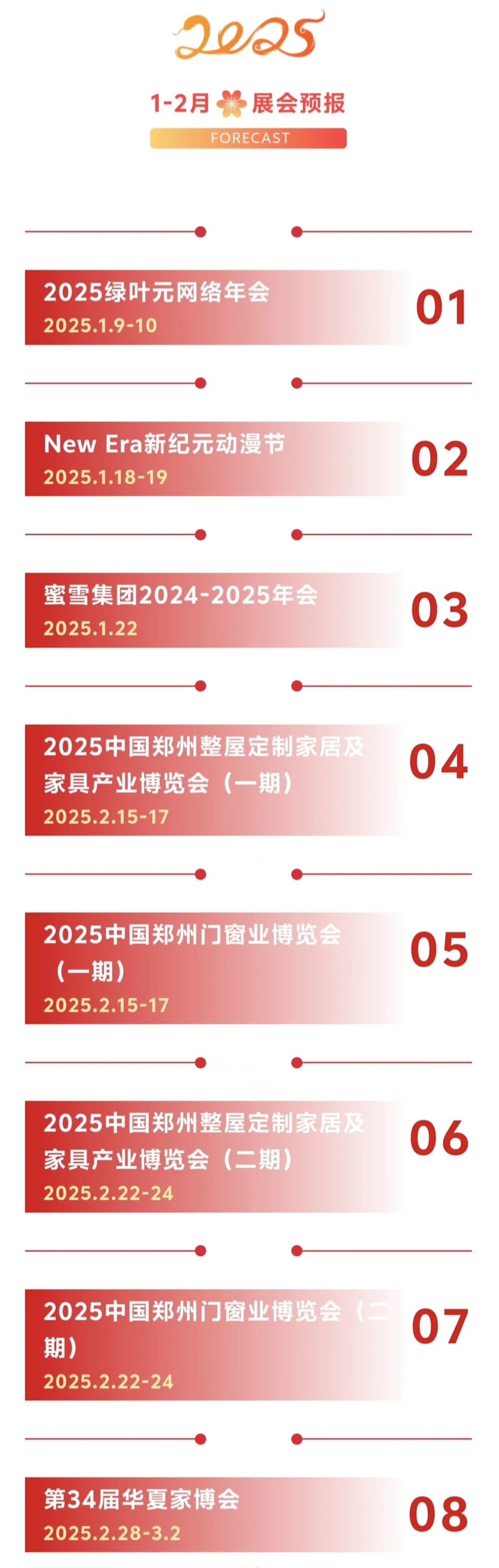 25年1-2?️郑州国际会展中心展会预报