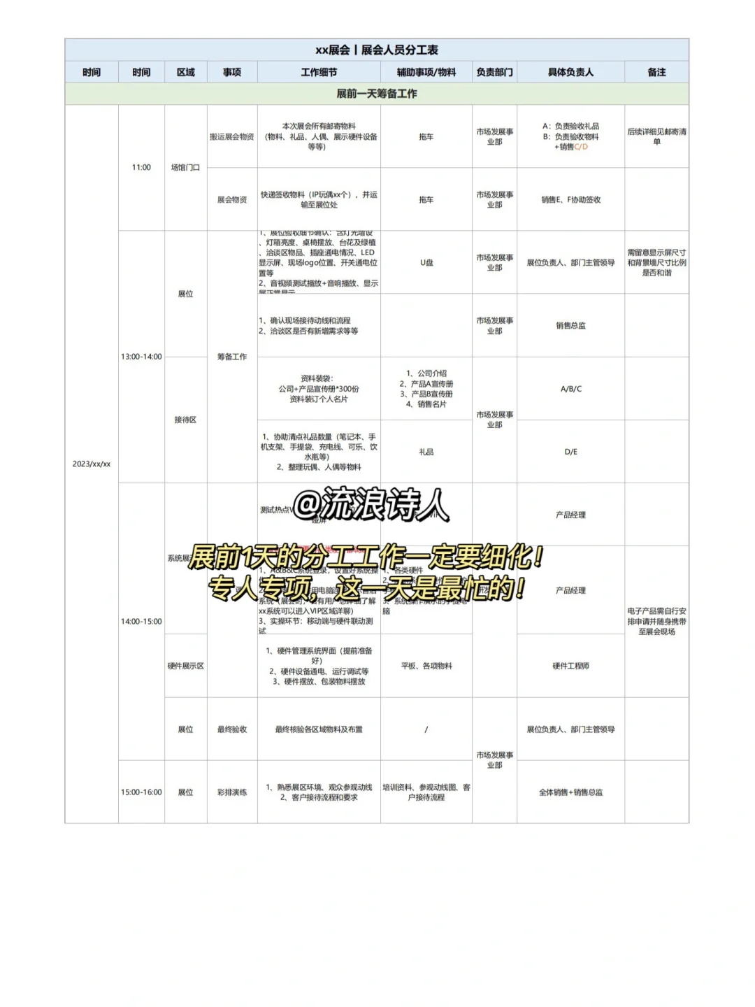 0经验首次主导展会 展前2️⃣天必做的N件事‼️