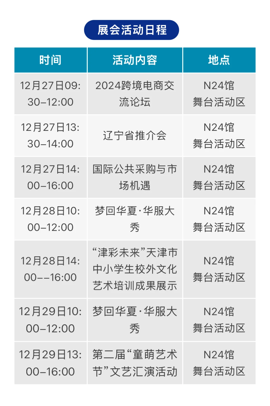 ?天津逛展┃国展中心免费?展会又来啦❗️