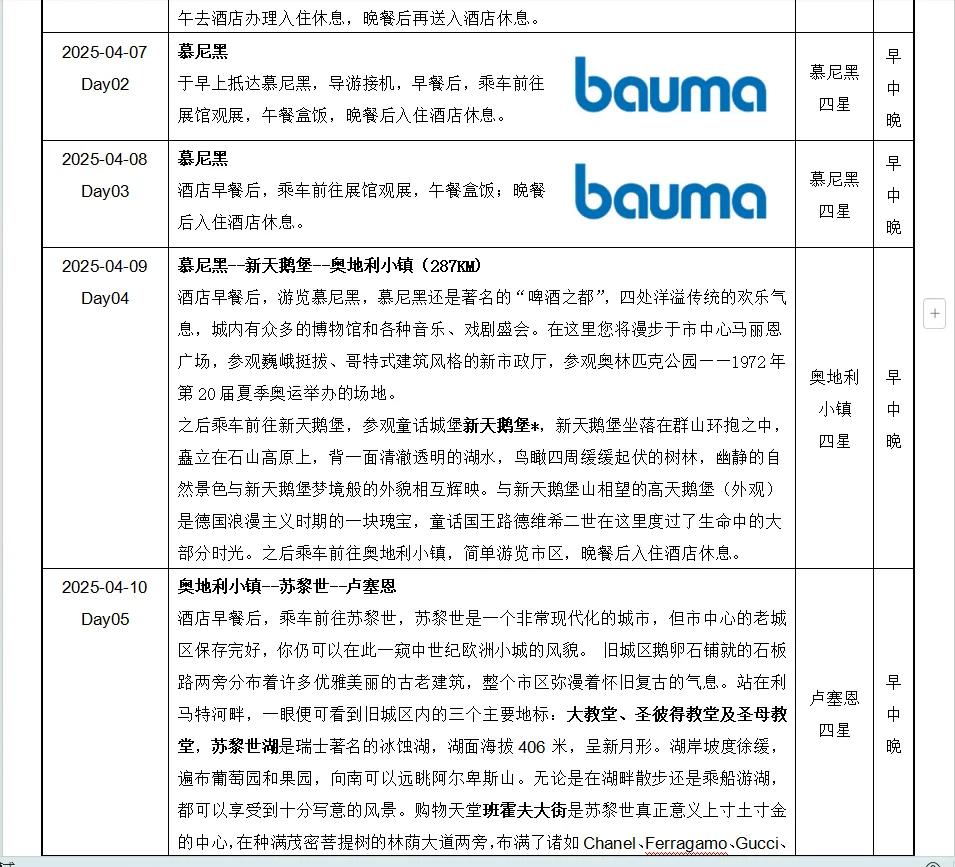 2025 德国慕尼黑工程机械宝马展览会 观展