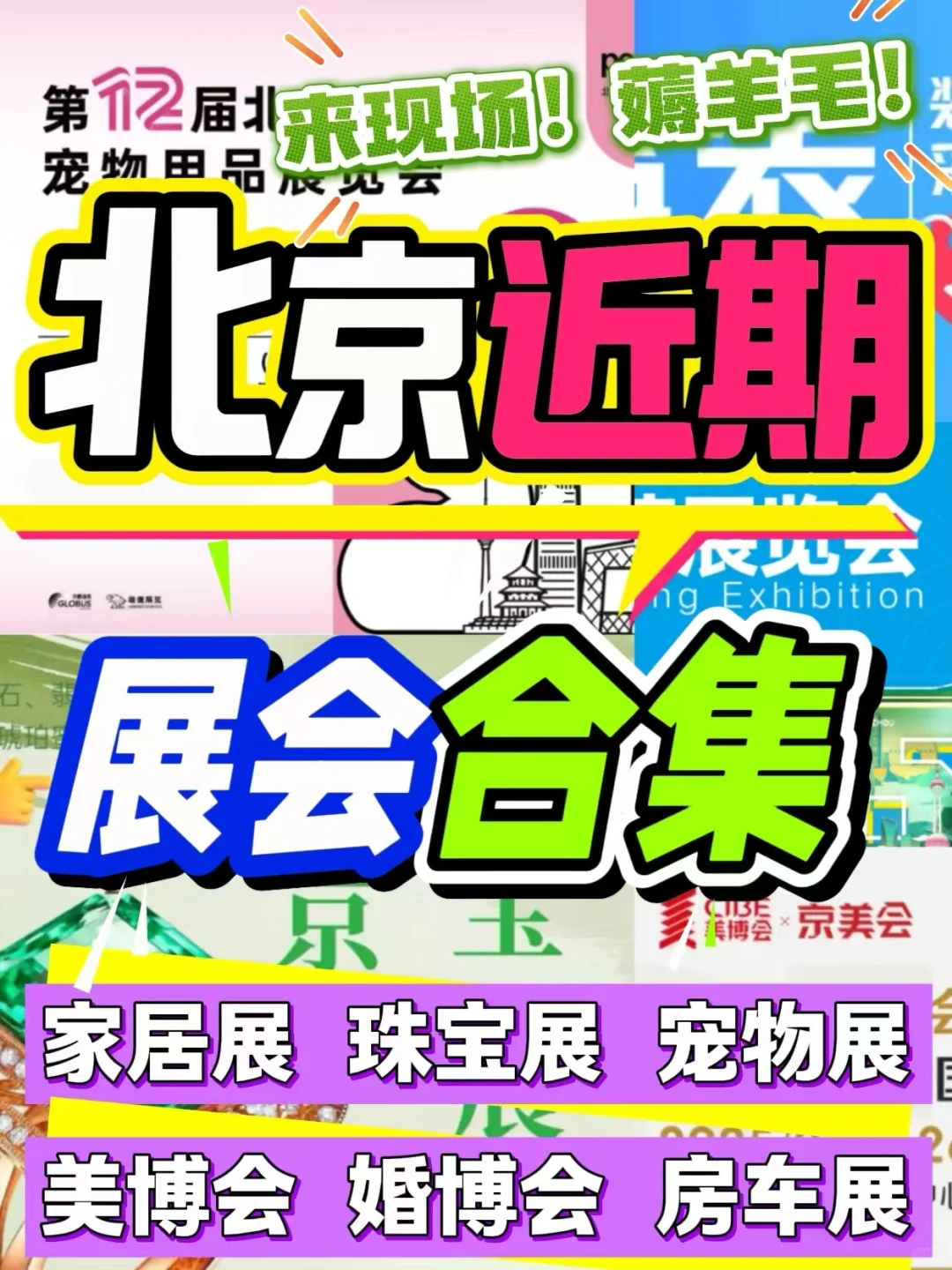 北京近期展会合集|新的一年新羊毛来了！