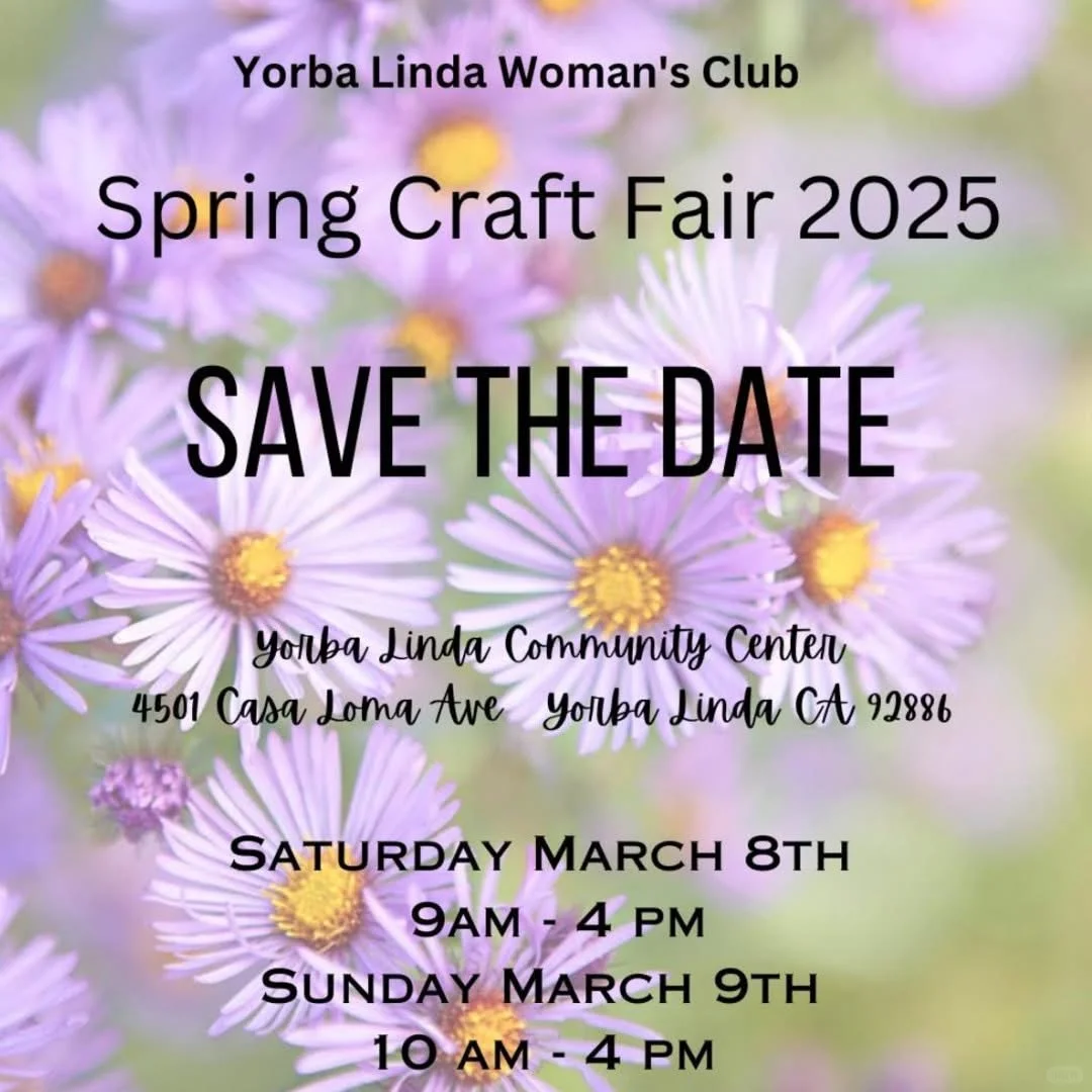 Yorba Linda Woman‘s Club工艺品博览会