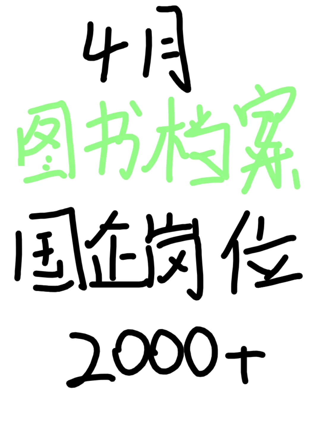 图书档案——国企岗位捞人