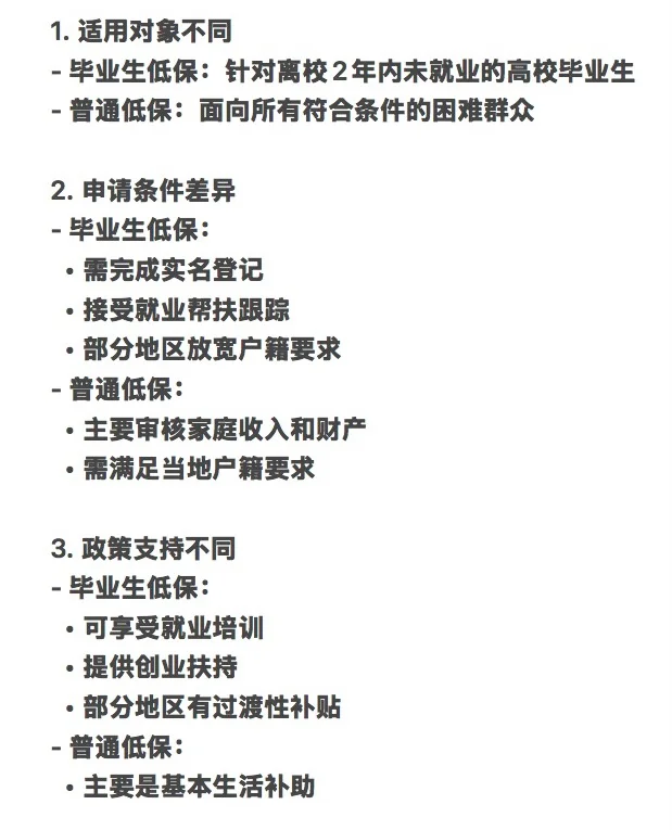 往届生纳入低保