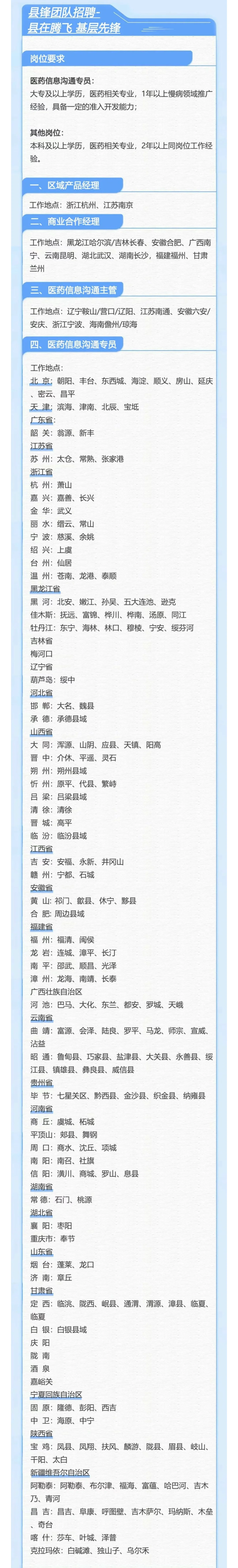 恒瑞五月招聘！