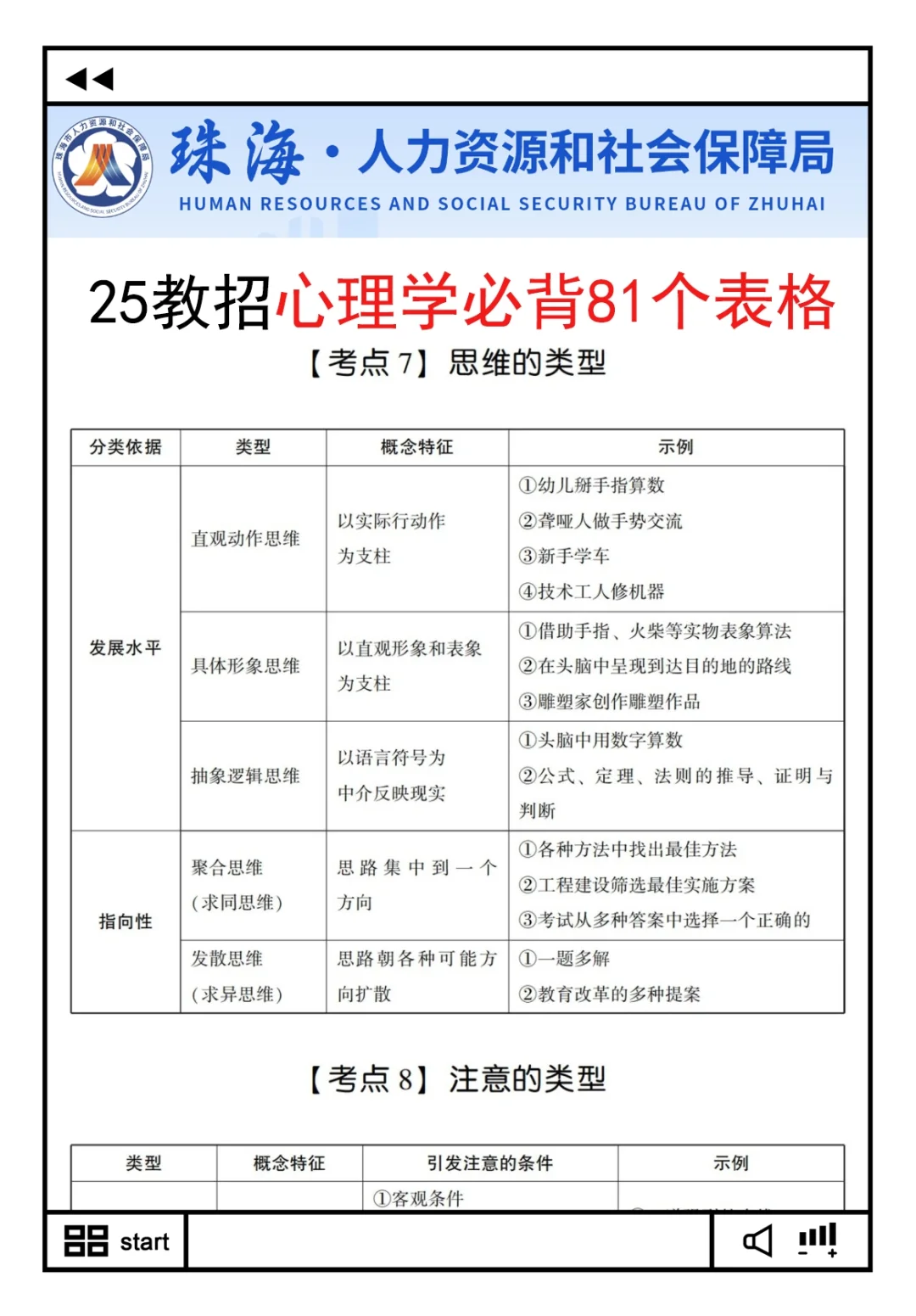 别裸考！周六珠海香洲教招极简背诵版，2h足矣