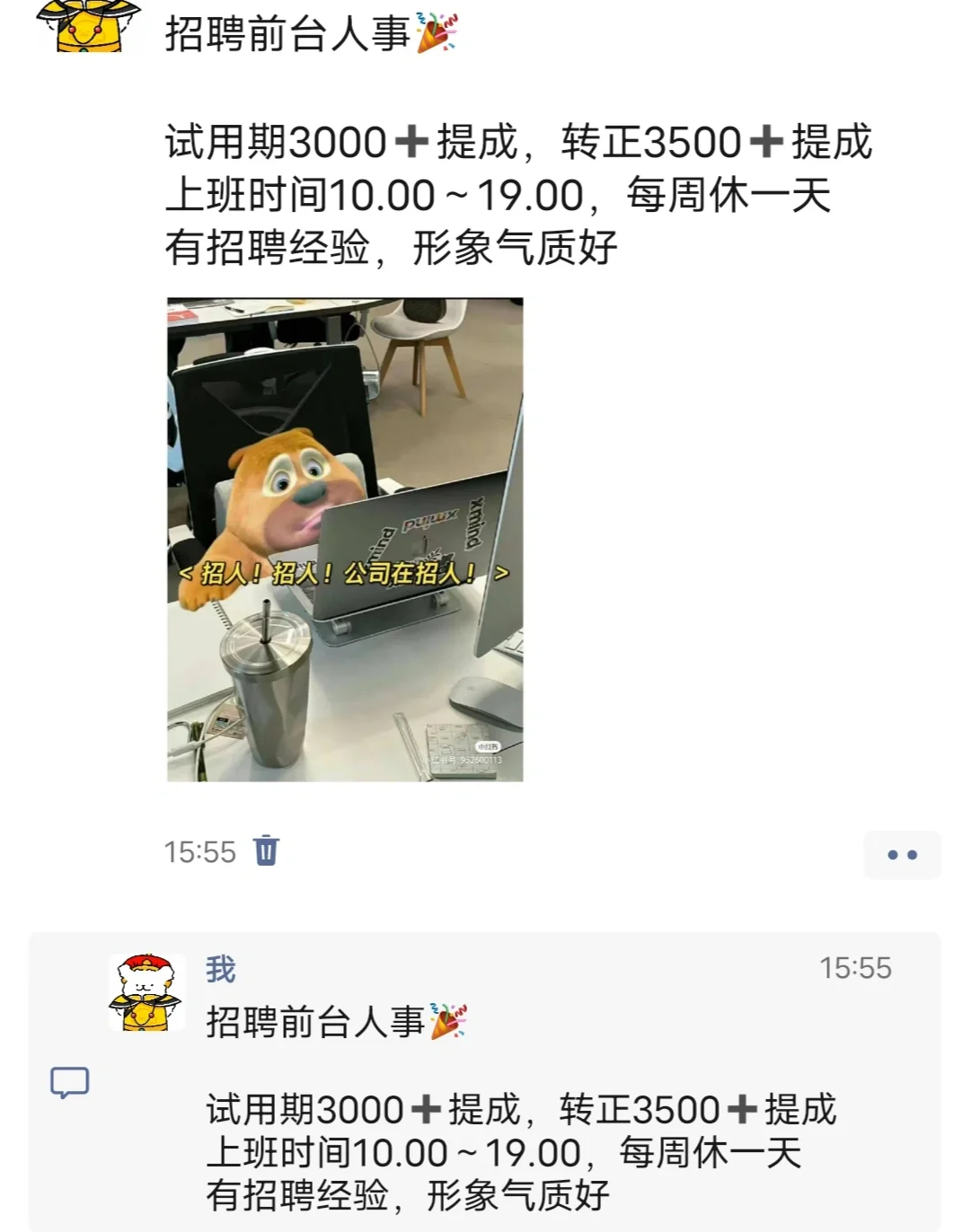 招人招人啦
