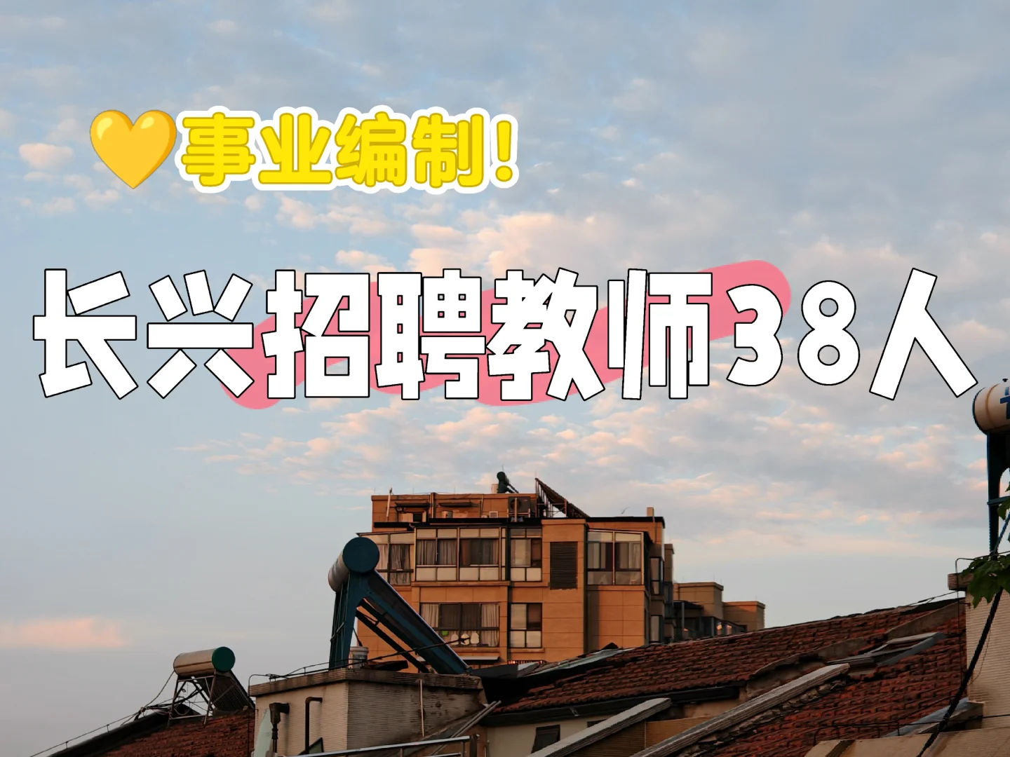招聘教师38人！