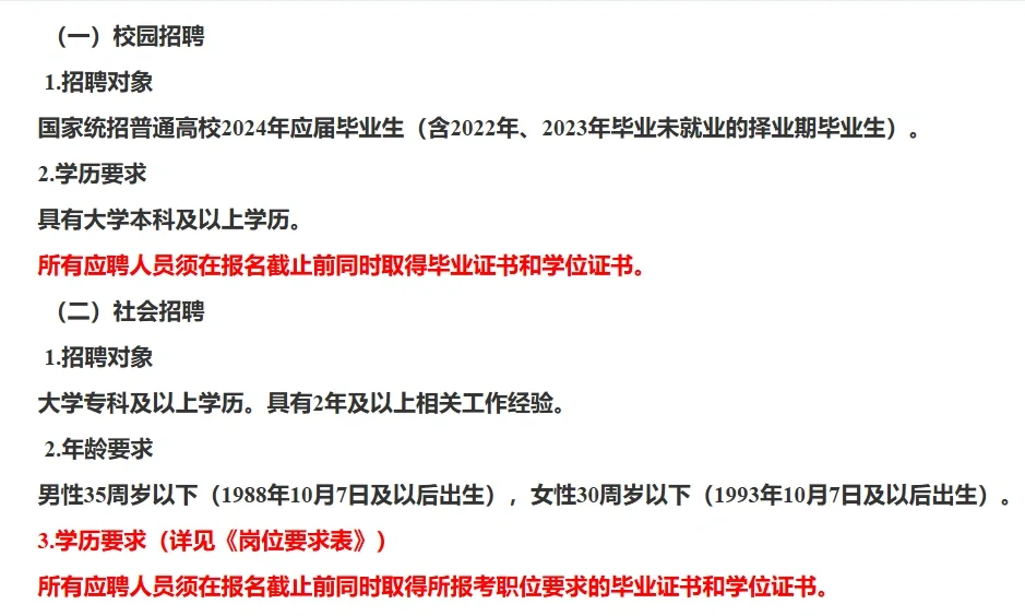 南充又一国企招聘啦！