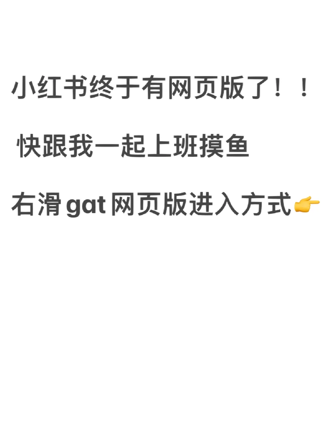 小?终于有网页版了！！上班电脑看也太爽了