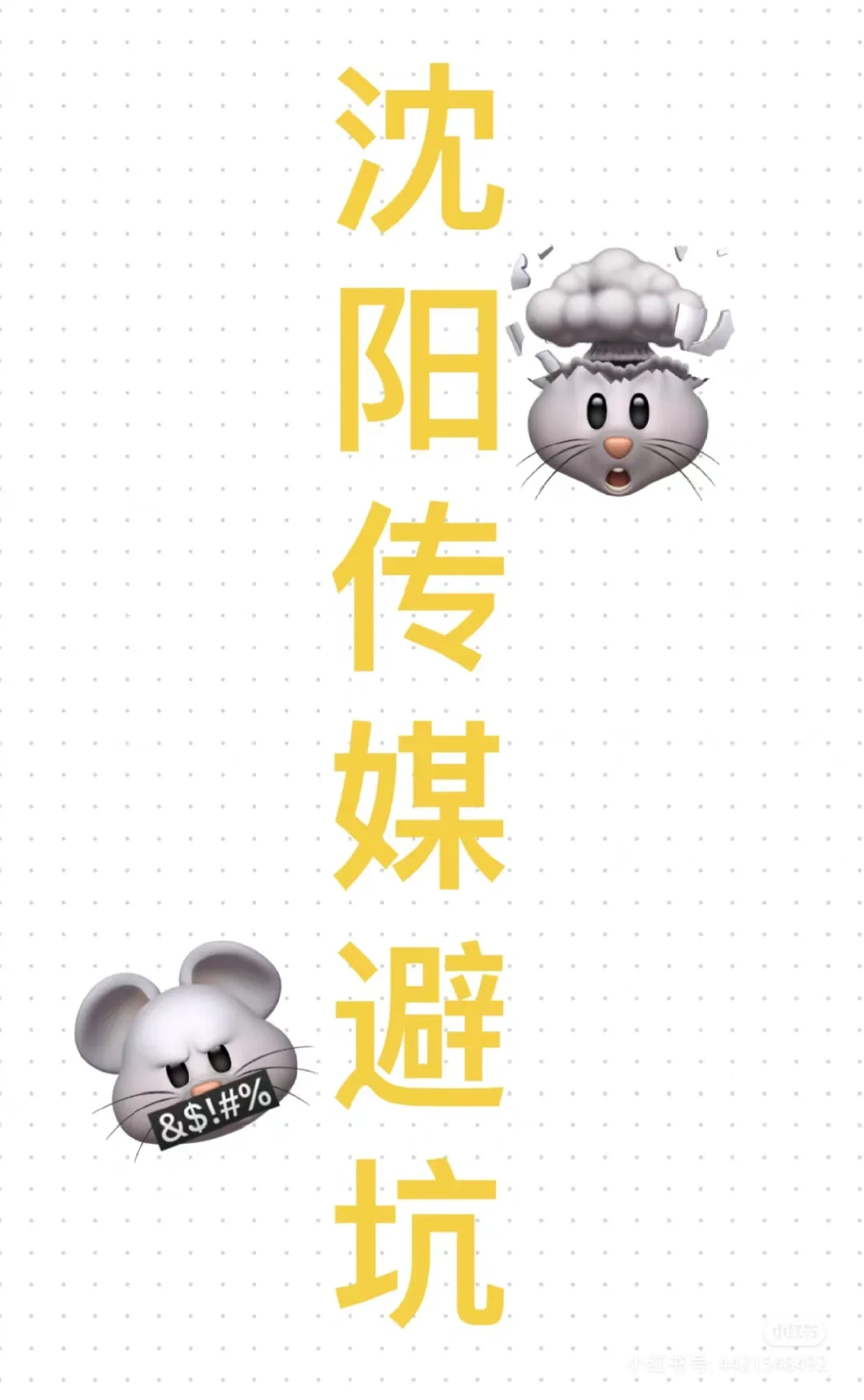 沈阳传媒避坑指南！！