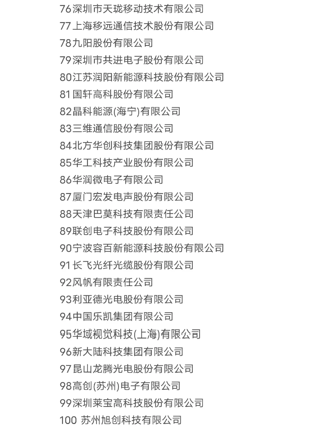 国内电子信息企业名单（经管专业也可投）