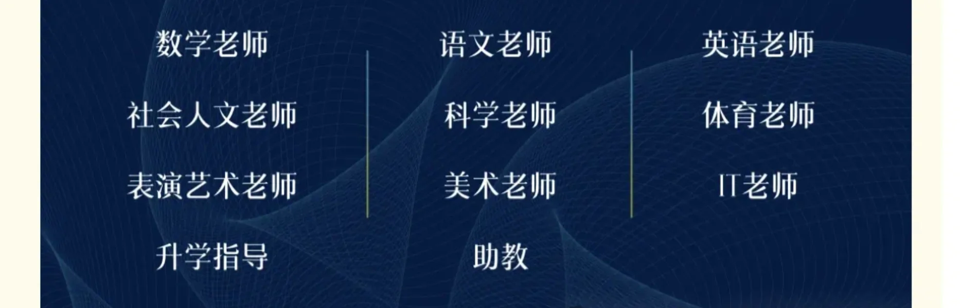 月薪1.5w | 国际学校招聘各科老师