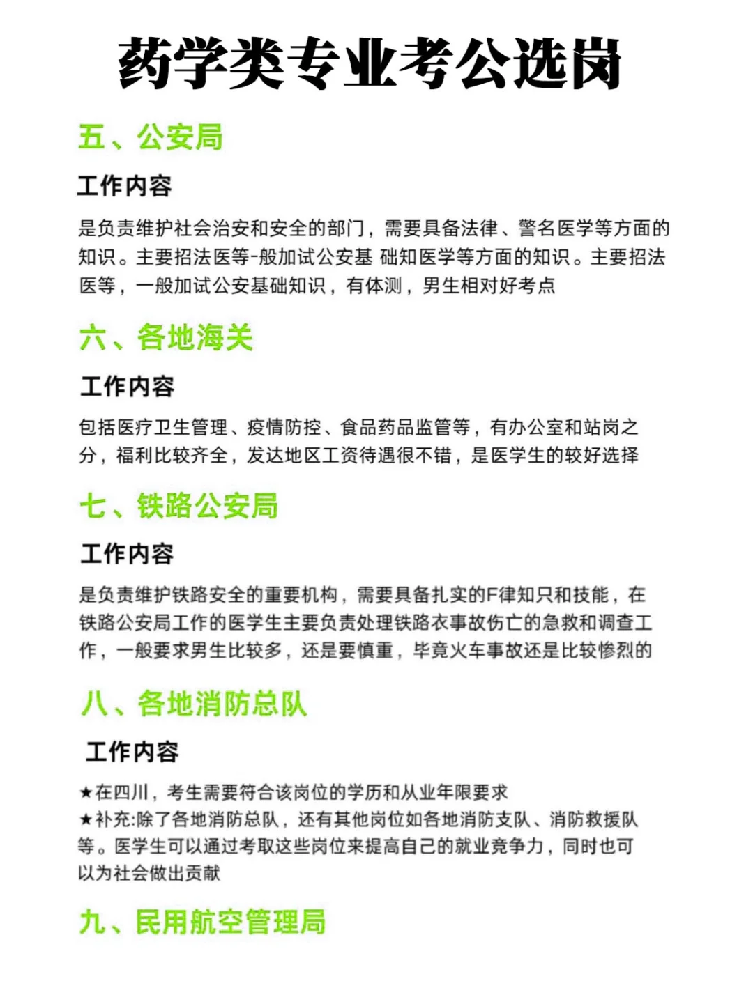属于药学专业考公的铁饭碗来啦！！