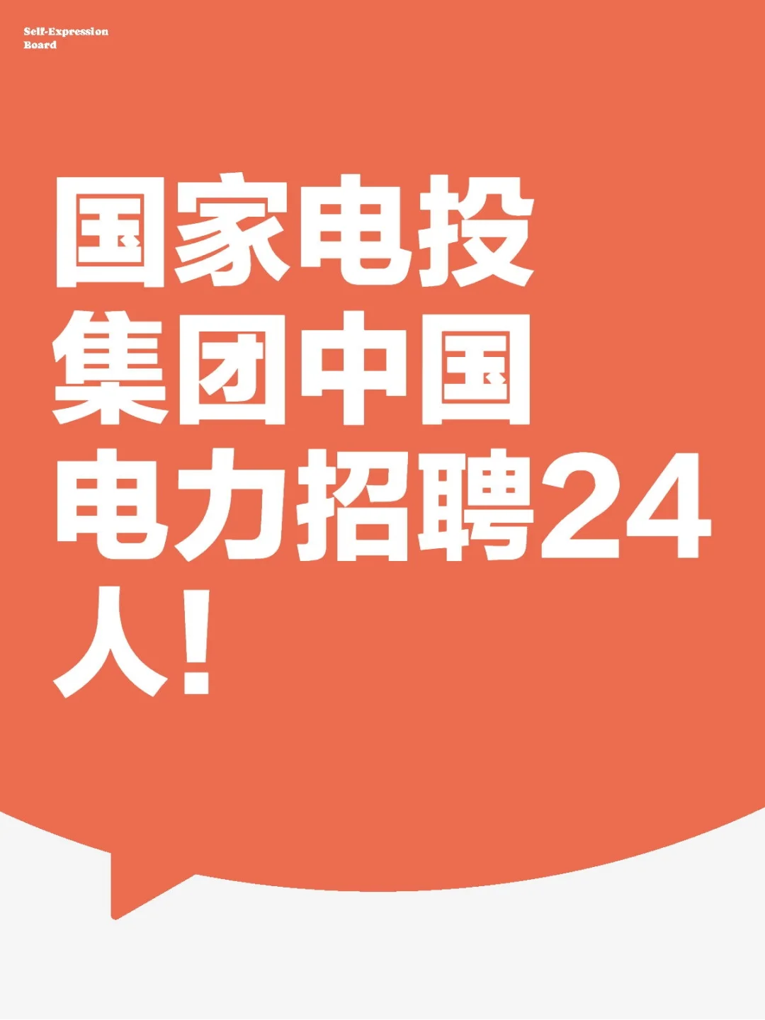 国家电投集团中国电力招聘24人！