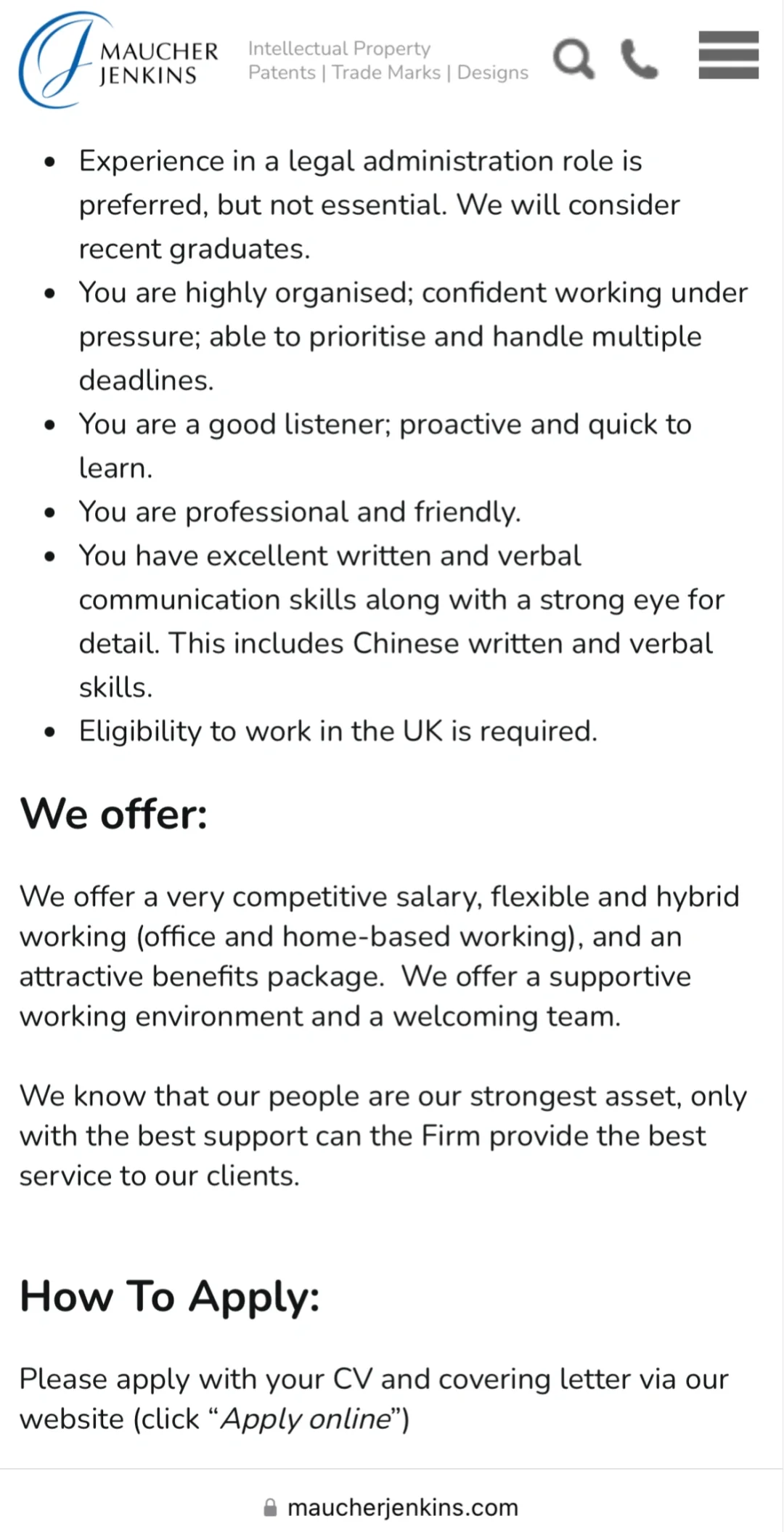 ??英国公司招人，必须会中文！