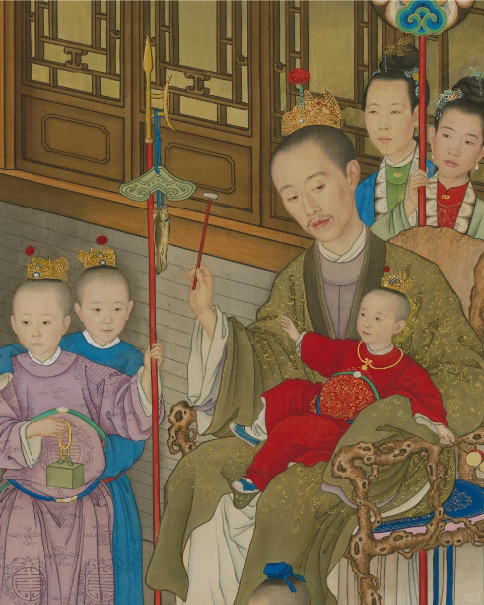 乾隆帝与皇子们迎新年啦?