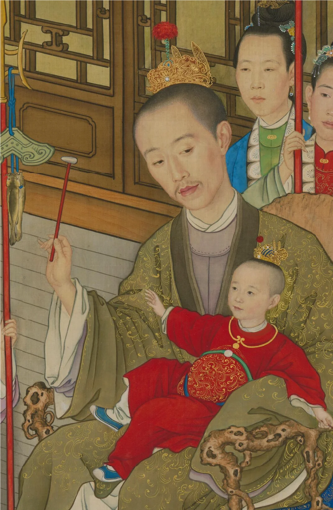 乾隆帝与皇子们迎新年啦?