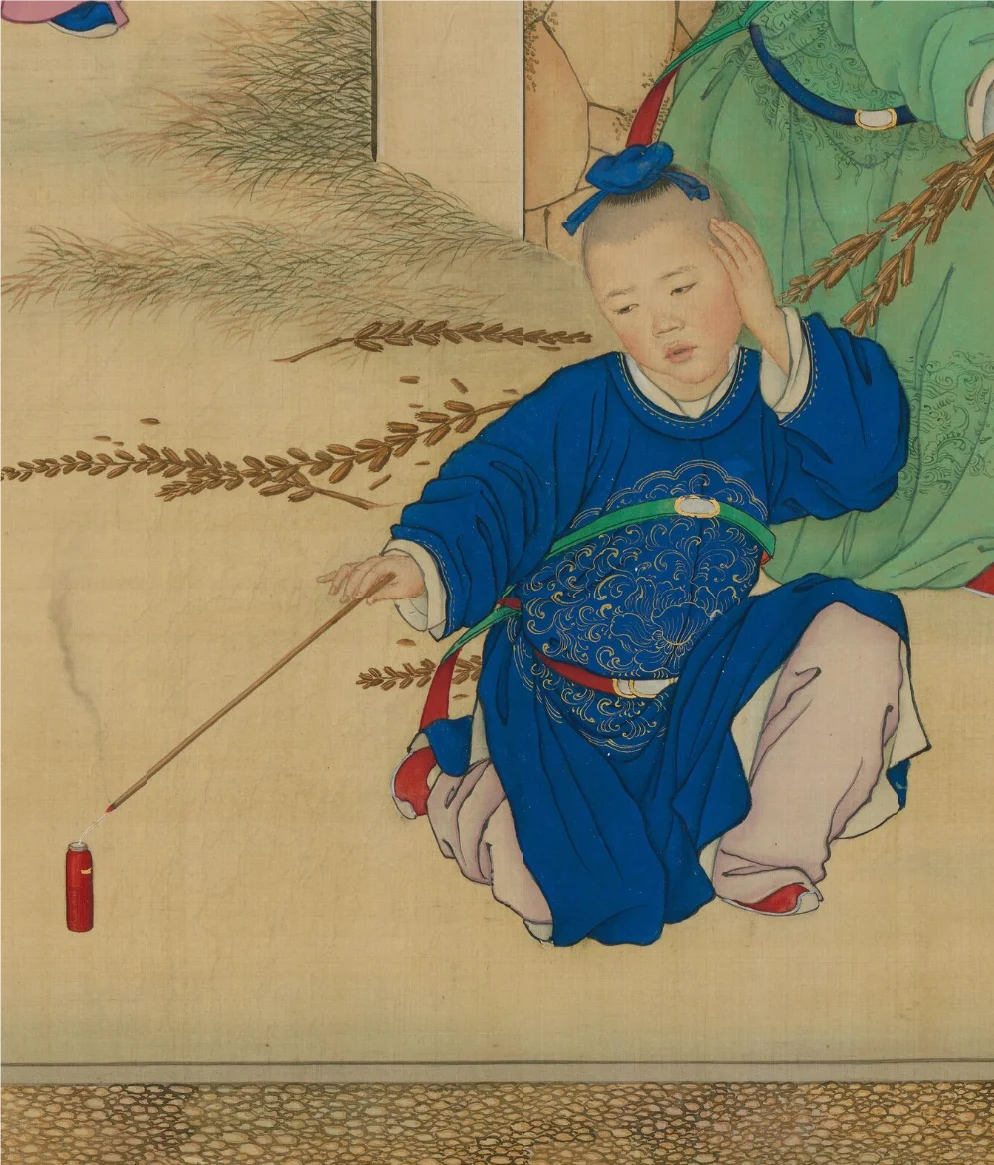 乾隆帝与皇子们迎新年啦?