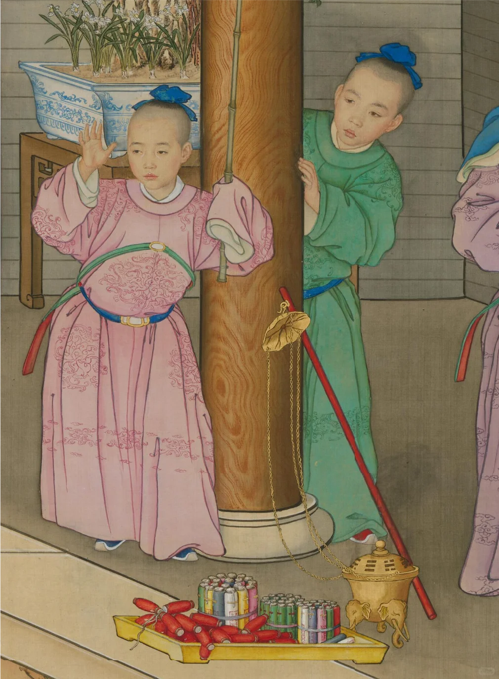 乾隆帝与皇子们迎新年啦?