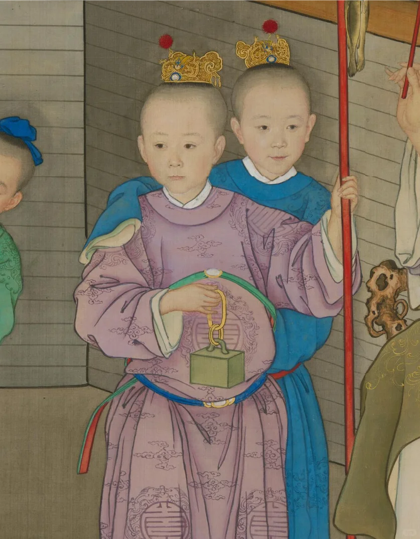 乾隆帝与皇子们迎新年啦?